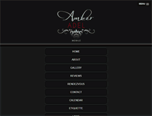 Tablet Screenshot of amberadel.com